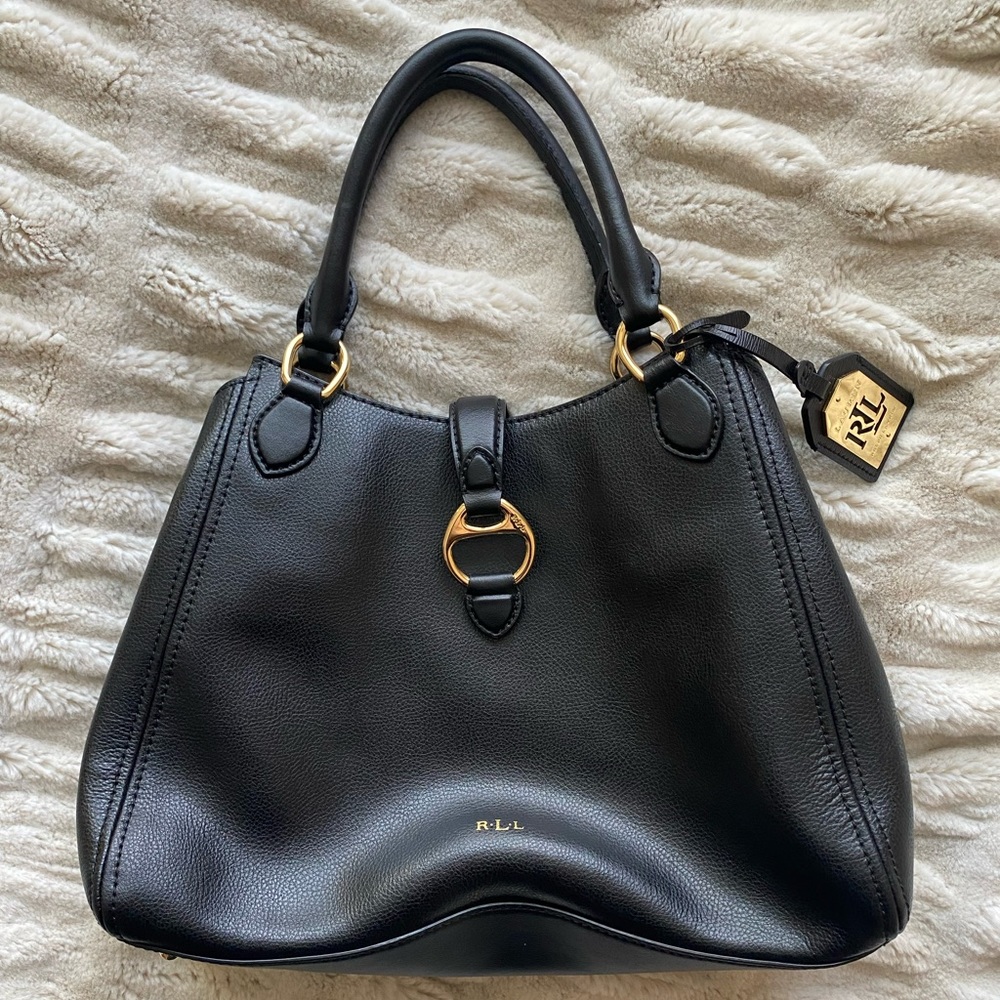 Ralph Lauren Leather Tote Bag